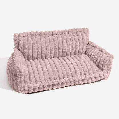 couleur Rose — Canapé Lit Orthopédique pour Chien en Mousse à Mémoire de Forme