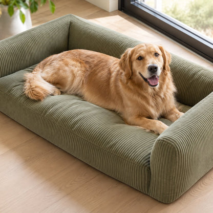 situation — Canapé Lit Orthopédique pour Chien en Mousse à Mémoire de Forme